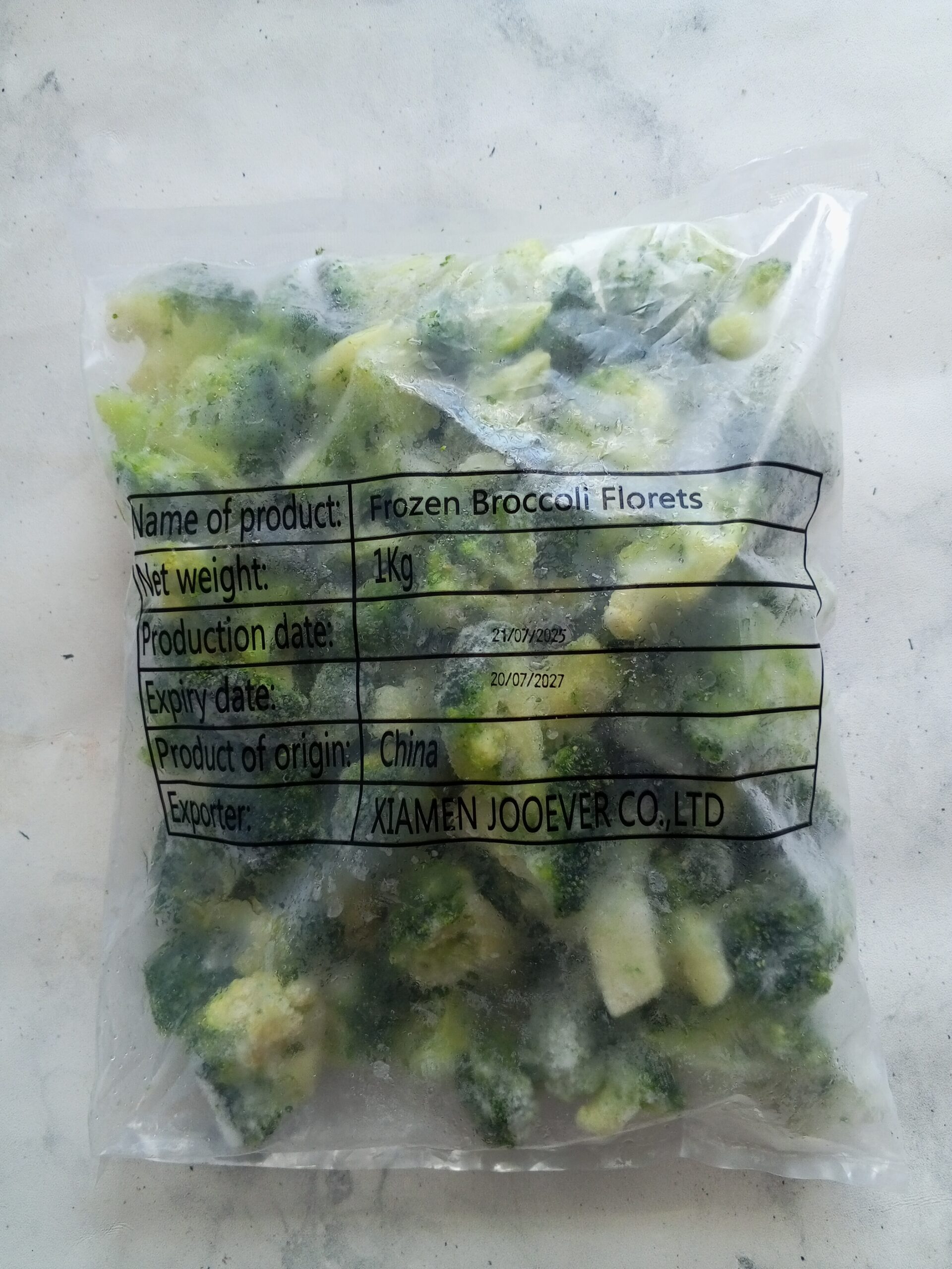 Brokoli Frozen 1kg